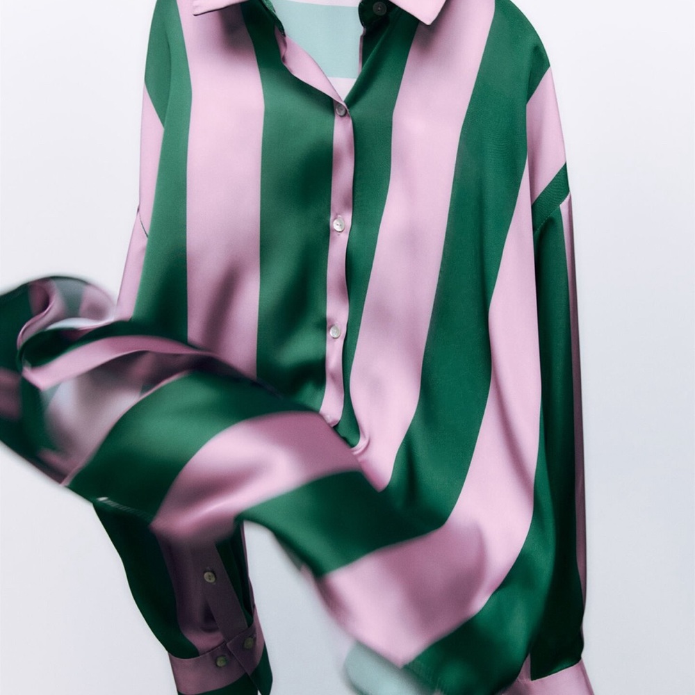 Zara Striped Button Down